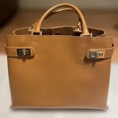 CAMELIA ROMA カメリアローマ　キャメルレザートートバッグ