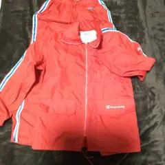 Champion ナイロンジャケット パンツ　上下セットL 赤　1970 年代物