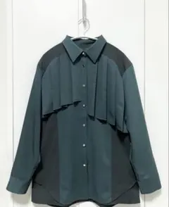Pleats Shirts Inspired by Moon / Olive - メルカリ