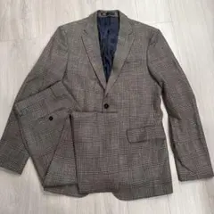 ZARA チェック柄 カジュアルスーツ セットアップ