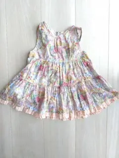 フリル付きティアードトップス 110cm