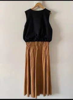 simplicite.未使用品　ノースリーブ ロングワンピース