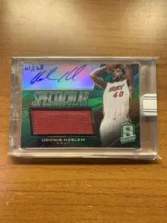 UDONIS HASLEM auto サイン　ジャージーカード