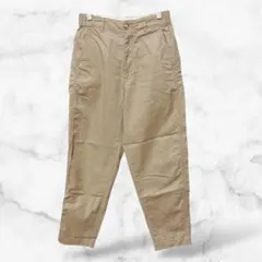 【ユニクロ】リネンコットンテーパードパンツ カジュアル(S)レディース シンプル