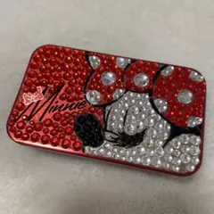 ミニー キラキラストーンスライド缶ケース