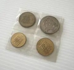 マカオ旧貨幣 記念コイン 縁起物4枚セットのサムネイル