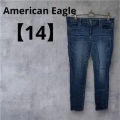 即購入OK✨American Eagle 【14】ストレッチダークデニム