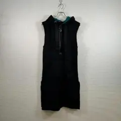 DIESEL スウェット ノースリーブワンピース XS 黒