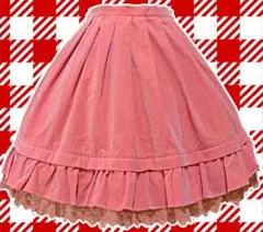 別珍ティアードSK ピンク系 ロリィタEmily Temple Cuteのサムネイル