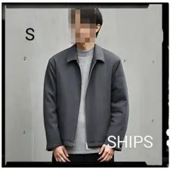 【美品】MADE IN JAPAN 中綿 ウールライク ジップ ブルゾンのサムネイル
