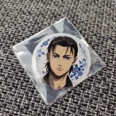 進撃の巨人 カラオケの鉄人 ホワイトフォーマル エレン 缶バッジ ホワイトスーツ
