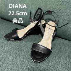 【美品】DIANA ダイアナ 22.5cm スタッズ ストラップ サンダルのサムネイル
