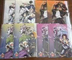 セブンイレブン　刀剣乱舞　A5 クリアファイル　８枚セット　4種類