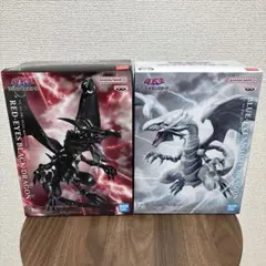 遊戯王 真紅眼の黒竜 青眼の白龍 フィギュア 2体セット