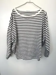 Plage プラージュ R'IAM ボーダー 長袖Tシャツ ラウンドネックのサムネイル