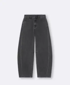 GU バレルレッグジーンズ 丈長め