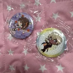 【未使用品】くら寿司びっくらポン　名探偵コナン　缶バッジ 2個セット