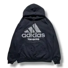 F1468　【即購入OK】　adidas　パーカー　サイズS　ブラック
