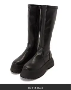 新品未使用　Lace Ladies 厚底ストレッチブーツ　23cm