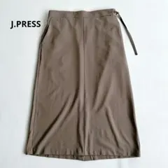 ジェイプレス　ミモレ丈スカート　ストレッチ　ウエストゴム　11