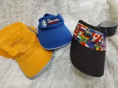 サンバイザー、キャップのセット