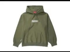 BoxLogoHoodedSweatshirt 25FW Light Olive