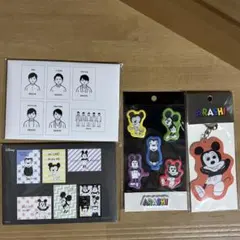 嵐を旅する展覧会 ポストカード2種類 ステッカー アクリルキーチェーン セット