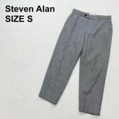 スティーブンアラン　テーパードパンツ　アンクル　スラックス　リネン混（1697）のサムネイル