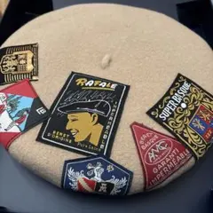 LAULHERE ベージュ ベレー帽