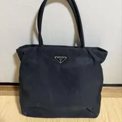 値下げ！PRADA プラダ　トートバッグ　ハンド　三角ロゴ　ナイロン　ブラック