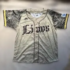 球団公式 Majestic製 埼玉西武ライオンズ #35 牧田和久 ユニフォーム