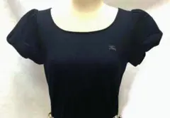Burberry Blue Label 黒 半袖ニット 38