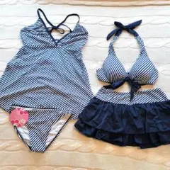一部新品未使用★セパレート水着4点フルセット(M)のサムネイル