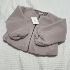 【新品未使用】ブランシェス　ボアブルゾン　110