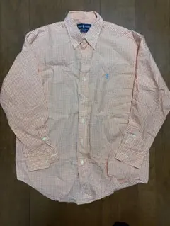 Ralph Lauren Blake L オレンジ系チェックシャツ