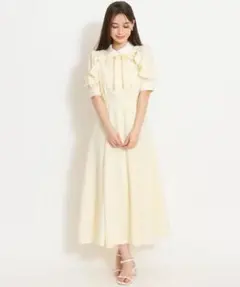 WILLSELECTION ラッフルパフスリーブシャツワンピースのサムネイル