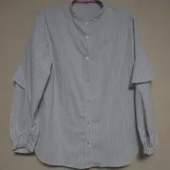 【美品】gu ラッフルスリーブブラウス