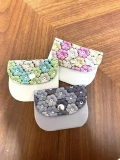 ハンドメイド/小物入れ3点/コインケース