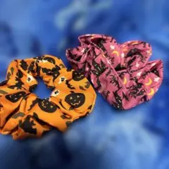 ハロウィンデザインシュシュ2個セット