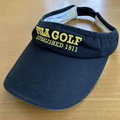 FILA GOLF サンバイザー ブラックのサムネイル