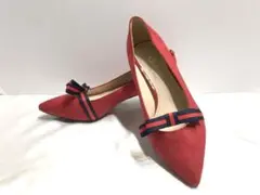 銀座ダイアナ DIANA パンプス アルテミス バイ ダイアナ 赤系 23cm