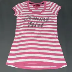 tommy girl トミーガール ボーダー 半袖 Tシャツ XS Y2Kのサムネイル