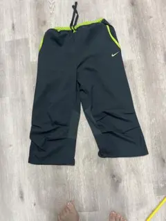 Nike DRI-FIT レディースジャージパンツ S ブラック/ライム