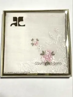 courreges paris 刺繍入りハンカチのサムネイル
