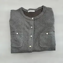 テチチ　ライトグレー カーディガン