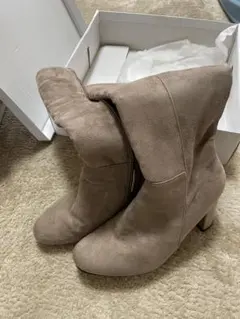 スエード ロングブーツ