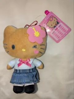 マスコットポーチギャル2 ハローキティ ブラウン