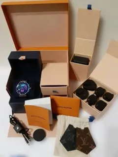 美品　ルイヴィトン QAD02Z　タンブールホライゾン　ライトアップ　腕時計