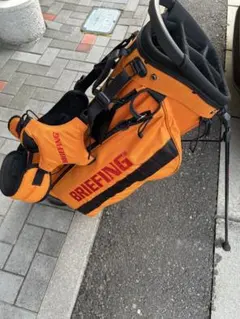 BRIEFING キャディバッグ CR-4 ＋ヘッドカバー5点　熊本オープン記念 BRIEFING キャディバッグ CR-4 ＋ヘッドカバー5点 熊本オープン記念