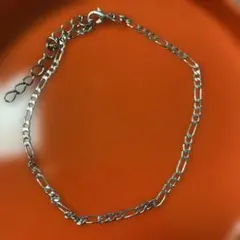 シルバーカラー　チェーンブレスレット　細め　ヴィンテージ　2000年代　y2k